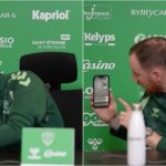 Filha interrompe conferência de Ian Cathro com videochamada e treinador não hesita em atender