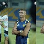 Cristiano Ronaldo regressa aos treinos do Al Nassr e detalhe no dedo não passa despercebido